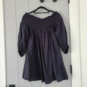 Zara Off-the-shoulder Dress - Black